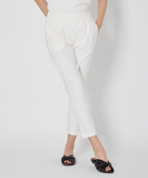 shop DADA(ショップダダ)の「ストレッチパンツ(1S12-515036)(その他パンツ・レディース・ホワイト/グリーン/ブラック・FREE)」の6枚目の写真