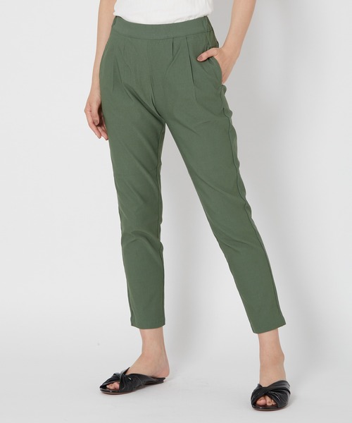 shop DADA(ショップダダ)の「ストレッチパンツ(1S12-515036)(その他パンツ・レディース・ホワイト/グリーン/ブラック・FREE)」の12枚目の写真
