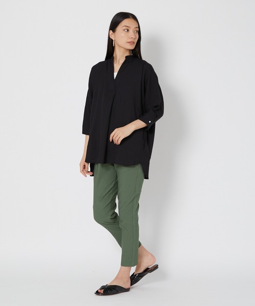 shop DADA(ショップダダ)の「ストレッチパンツ(1S12-515036)(その他パンツ・レディース・ホワイト/グリーン/ブラック・FREE)」の13枚目の写真