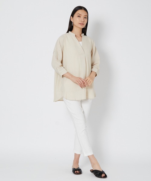 shop DADA(ショップダダ)の「ストレッチパンツ(1S12-515036)(その他パンツ・レディース・ホワイト/グリーン/ブラック・FREE)」の7枚目の写真