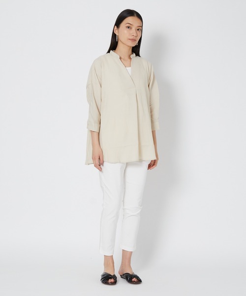 shop DADA(ショップダダ)の「ストレッチパンツ(1S12-515036)(その他パンツ・レディース・ホワイト/グリーン/ブラック・FREE)」の8枚目の写真