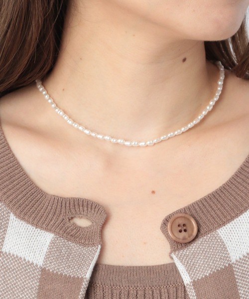 Heather(ヘザー)の「タンスイパールチョーカー 227815(チョーカー・レディース・ホワイト系その他・ONE SIZE)」の1枚目の写真