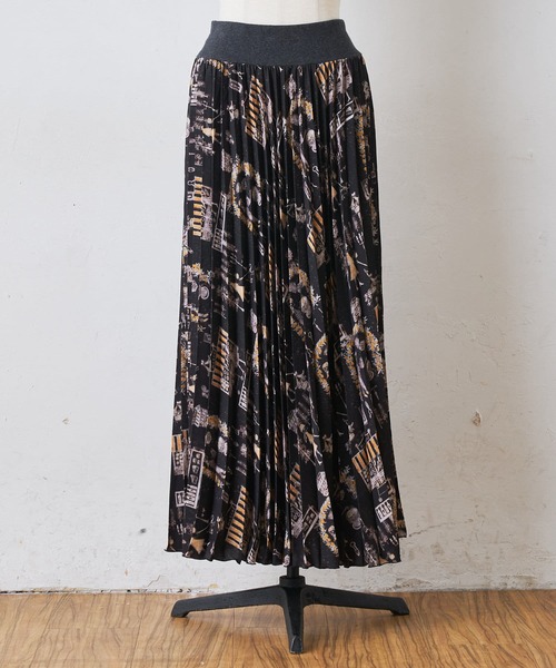 BEARDSLEY（ビアズリー）の「Houseworkプリーツスカート（スカート・レディース・ブラック/アイボリー・FREE）」の11枚目の写真