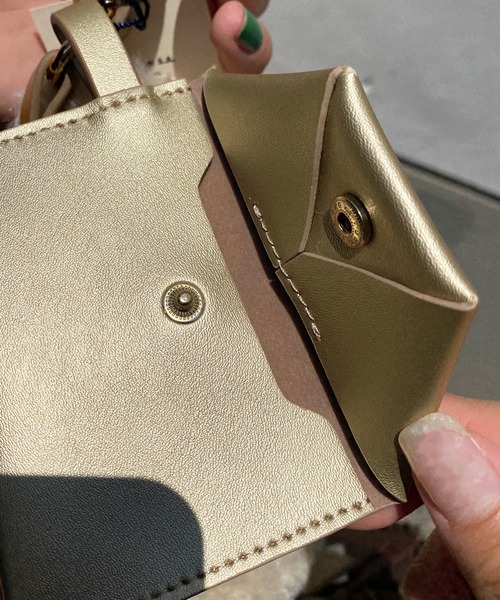 DouDou(ドゥドゥ)の「トライアングルファートリオバッグ(ハンドバッグ・レディース・ベージュ/ブラウン・FREE)」の4枚目の写真