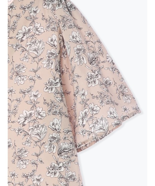 Te chichi（テチチ）の「デシンフラワープリント前後2WAYブラウス（シャツ/ブラウス・レディース・ベージュ/ブラック・ﾌﾘ-）」の9枚目の写真