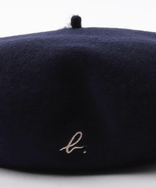 agnes b.（アニエスベー）の「AB73 BERET b. ウールベレー（ハンチング/ベレー帽・レディース・ネイビー・UNI）」の3枚目の写真