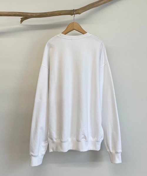 CANAL JEAN（キャナルジーン）の「via j(ヴィアジェイ) "NATURAL"裏毛トレーナー（スウェット・レディース・ホワイト/オレンジ・ONE SIZE）」の12枚目の写真