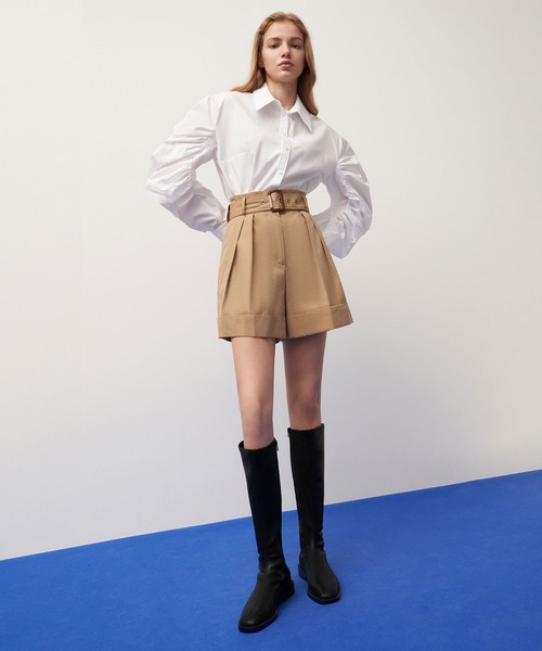 CHARLES & KEITH(チャールズ & キース)の「ロング フラットブーツ / Knee High Flat Boots(ブーツ・レディース・バーガンディー/ブラック・22.5cm/23cm/23.5cm/24.5cm/25cm/25.5cm)」の20枚目の写真
