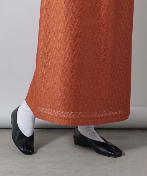 fredy couleur（フレディクルール）の「ジオメトリックレース タイトスカート（スカート・レディース・ネイビー/レンガ・38）」の20枚目の写真