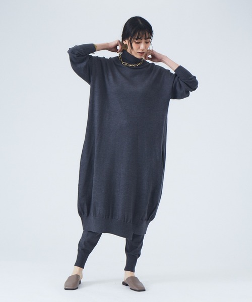 Abahouse Devinette（ドゥヴィネット）の「【JILKY】ニットジョガーパンツ（その他パンツ・レディース・ベージュ/オレンジ/チャコールグレー・フリー）」の13枚目の写真