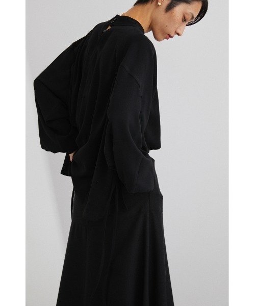 STYLEMIXER(スタイルミキサー)の「2WAYギャザーストリングトップ(シャツ/ブラウス・レディース・ホワイト/スモークピンク/ブラック・FREE)」の8枚目の写真