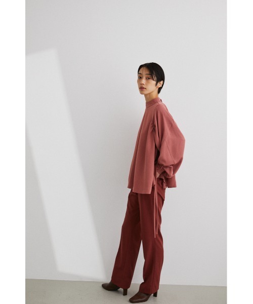 STYLEMIXER(スタイルミキサー)の「2WAYギャザーストリングトップ(シャツ/ブラウス・レディース・ホワイト/スモークピンク/ブラック・FREE)」の19枚目の写真