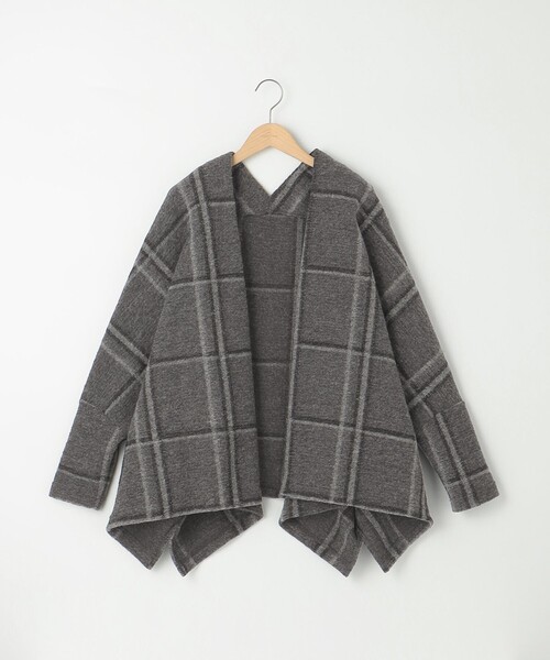 SHARE PARK(シェアパーク)の「〈MAPEL〉イタリアンエアリードルマンカーディガン(カーディガン/ボレロ・レディース・グレー系4/ネイビー系4・1)」の1枚目の写真