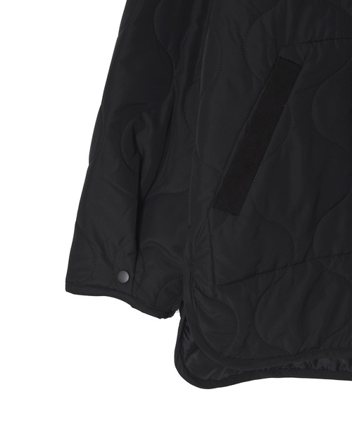 w closet（ダブルクローゼット）の「ひょうたんキルティングジャケット（ノーカラージャケット・レディース・ブラック/カーキ/アイボリー・FREE）」の7枚目の写真