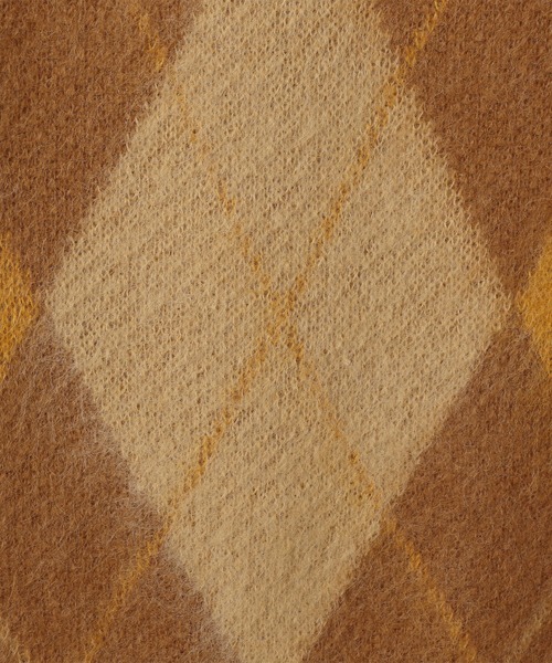 GYMPHLEX(ジムフレックス)の「Gymphlex | アーガイルVネックニットプルオーバー WOMEN(ニット/セーター・レディース・ブラウン系その他/ブルー系その他5・12)」の18枚目の写真