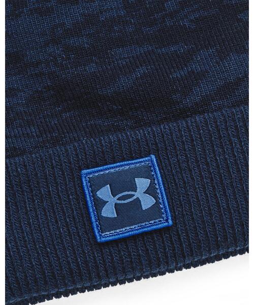 UNDER ARMOUR(アンダーアーマー)の「UAグラフィック ニット ビーニー(トレーニング/KIDS)(キャップ・キッズ・ブラック/ネイビー・ONESIZE)」の4枚目の写真