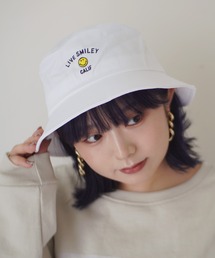 【 LIVE SMILEY / ライブスマイリー 】 LIVE SMILEY BUCKET HAT / スマイルマーク バケットハット