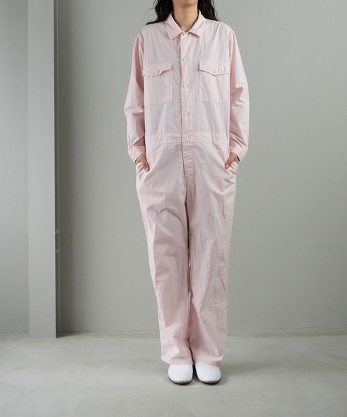 note et silence （ノートエシロンス）の「◇【 AMB100貨 】Boiler suits（つなぎ/オールインワン・レディース・ピンク・S）」の5枚目の写真