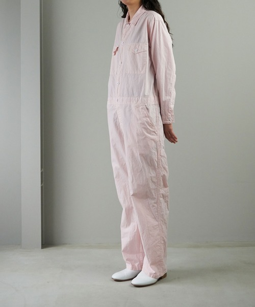 note et silence （ノートエシロンス）の「◇【 AMB100貨 】Boiler suits（つなぎ/オールインワン・レディース・ピンク・S）」の4枚目の写真