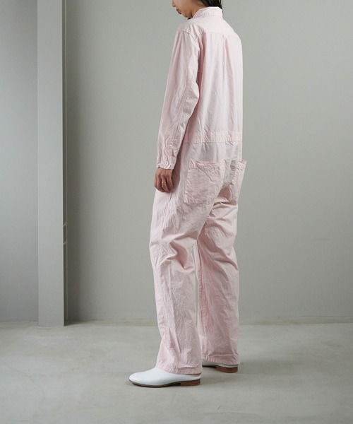 note et silence （ノートエシロンス）の「◇【 AMB100貨 】Boiler suits（つなぎ/オールインワン・レディース・ピンク・S）」の6枚目の写真