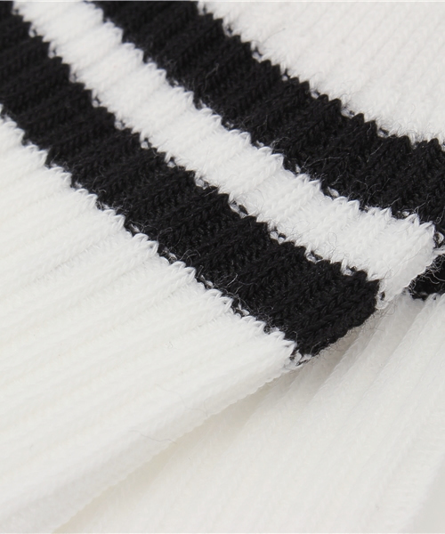 WEGO（ウィゴー）の「WEGO/2ラインソックス（ソックス/靴下・レディース・ホワイト/ブラック/グレー/グリーン/ブルー/サックスブルー/ピンク/ワイン・FREE）」の11枚目の写真