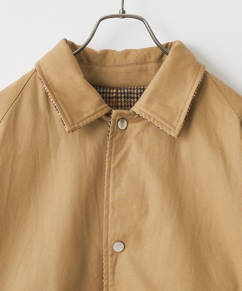 CIAOPANIC(チャオパニック)の「リバーシブルステンカラーコート(ステンカラーコート・メンズ・ベージュ/グレー・MEDIUM/LARGE)」の18枚目の写真