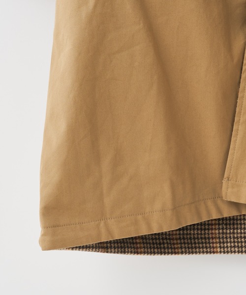 CIAOPANIC(チャオパニック)の「リバーシブルステンカラーコート(ステンカラーコート・メンズ・ベージュ/グレー・MEDIUM/LARGE)」の20枚目の写真