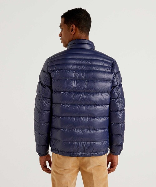 BENETTON (UNITED COLORS OF BENETTON)(ベネトンユナイテッドカラーズオブベネトン)の「ショート丈ダウンジャケット(ダウンジャケット/コート・メンズ・ネイビー/ブラウン/ブラック・MEDIUM/SMALL/LARGE/X-SMALL)」の7枚目の写真