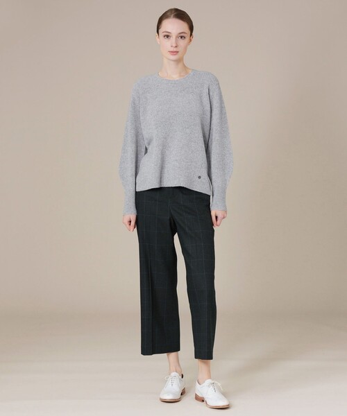 MACKINTOSH LONDON(マッキントッシュ ロンドン)の「スフレウールニットプルオーバー(ニット/セーター・レディース・ネイビー/オフホワイト/グレー系その他2・40/38)」の5枚目の写真