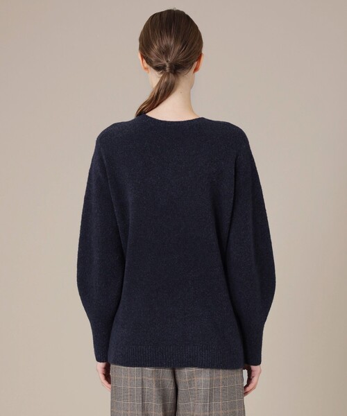 MACKINTOSH LONDON(マッキントッシュ ロンドン)の「スフレウールニットプルオーバー(ニット/セーター・レディース・ネイビー/オフホワイト/グレー系その他2・40/38)」の9枚目の写真