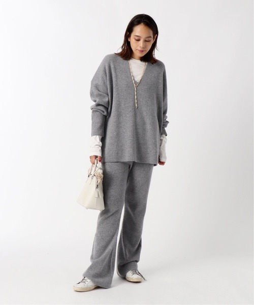 AP STUDIO SENTOF MATISニットパンツ グレー AP STUDIO（エーピーストゥディオ）の「SENTOF MATIS ニットパンツ AP
