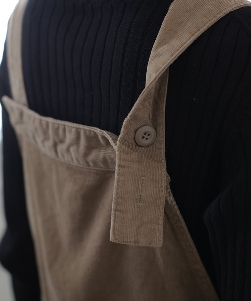 ElegChic（エレグシック）の「ストレッチコーデュロイジャンパー スカート （スカート・レディース・ブラック/ベージュ・4L/L/XL/XXL/M）」の19枚目の写真