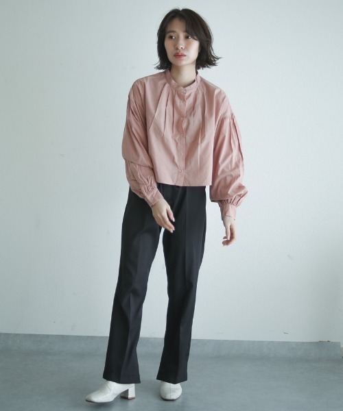spoon store（スプーンストア）の「サイドスリットカラースラックス（スラックス・レディース・ブラック/オレンジ/グリーン・フリー）」の9枚目の写真