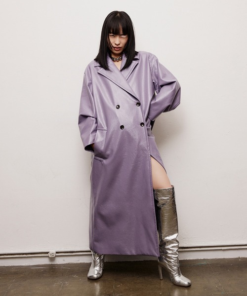 Ayumi Hamamoto Journalstandard パテントフェイクレザーコート を購入できます Journal パテントフェイクレザーコート Tシャツ カットソー Standard Standard ジャーナルスタンダード のファッション トップス Journal 販売の最低価格