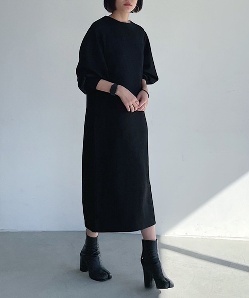 PAGEBOY（ページボーイ）の「WEB限定アイテム / バックデザインナローワンピース（ワンピース・レディース・ブラック/ブルー/グリーン・FREE）」の6枚目の写真