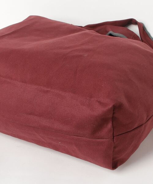 UNIVERSAL OVERALL（ユニバーサルオーバーオール）の「UNIVERSAL OVERALL/リバーシブルトートバック UVO-044（エコバッグ/サブバッグ・メンズ・ホワイト/ブラック/ベージュ/オフホワイト/イエロー/オレンジ/グリーン/バーガンディー・ONESIZE）」の10枚目の写真