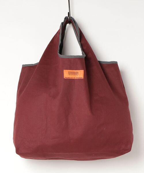 UNIVERSAL OVERALL（ユニバーサルオーバーオール）の「UNIVERSAL OVERALL/リバーシブルトートバック UVO-044（エコバッグ/サブバッグ・メンズ・ホワイト/ブラック/ベージュ/オフホワイト/イエロー/オレンジ/グリーン/バーガンディー・ONESIZE）」の18枚目の写真