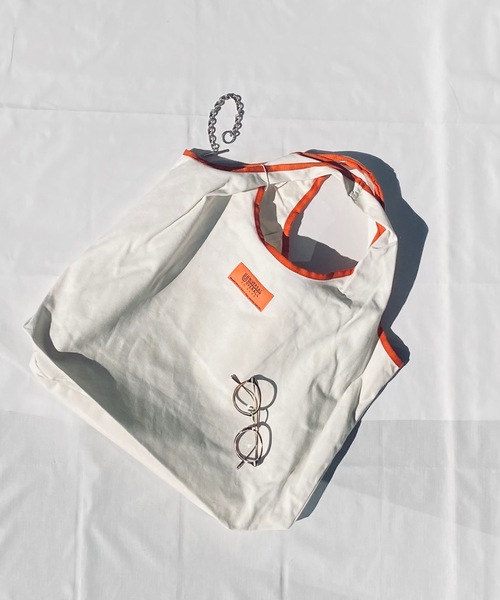UNIVERSAL OVERALL（ユニバーサルオーバーオール）の「UNIVERSAL OVERALL/リバーシブルトートバック UVO-044（エコバッグ/サブバッグ・メンズ・ホワイト/ブラック/ベージュ/オフホワイト/イエロー/オレンジ/グリーン/バーガンディー・ONESIZE）」の14枚目の写真