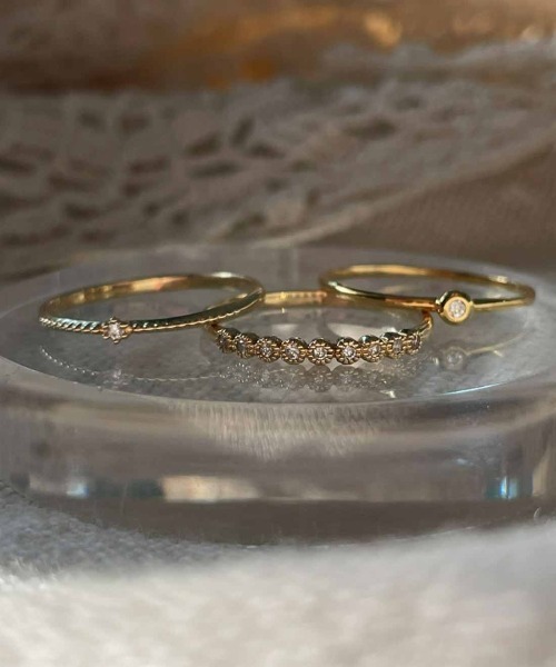 mangata(モンガータ)の「Orion ring(リング・レディース・ゴールド・11号/9号)」の4枚目の写真