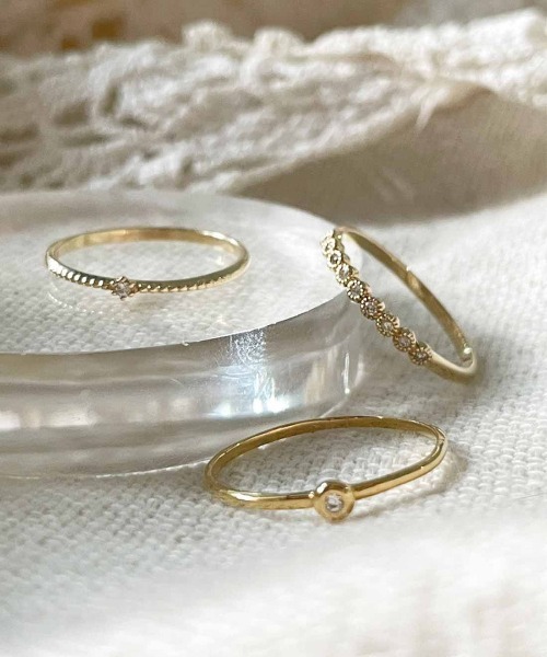 mangata(モンガータ)の「Orion ring(リング・レディース・ゴールド・11号/9号)」の5枚目の写真