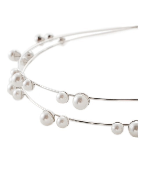 FURFUR（ファーファー）の「パールカチューシャ（カチューシャ・レディース・シルバー・FREE）」の5枚目の写真