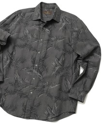 MEN'S BIGI | コットン×レーヨン ジャガードシャツ　made in japan(シャツ/ブラウス)