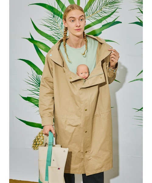 AlexanderLeeChang(アレキサンダーリーチャン)の「AlexanderLeeChang アレキサンダーリーチャン / LONG FREAKS MODS COAT ビッグシルエットロングフリークスモッズコート / AC032201(モッズコート・メンズ・ベージュ/ミント/オリーブ・3/2)」の2枚目の写真