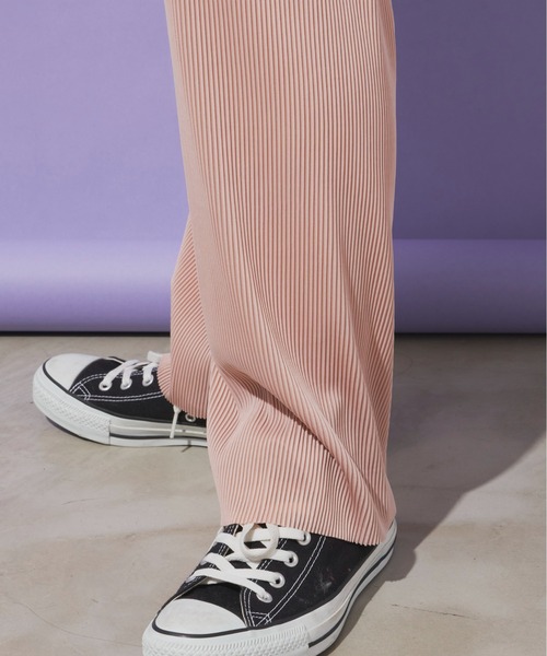 Aunt Marie's（アントマリーズ）の「ストライプバイカラーパンツ / セルフカット可能（その他パンツ・レディース・パープル/ブラック/ブルー/ピンク・FREE）」の13枚目の写真