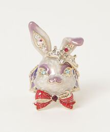 ANNA SUI アナスイ　うさぎ リング【黒】 未使用♡ ANNA SUI アナスイ うさぎモチーフリング 干支