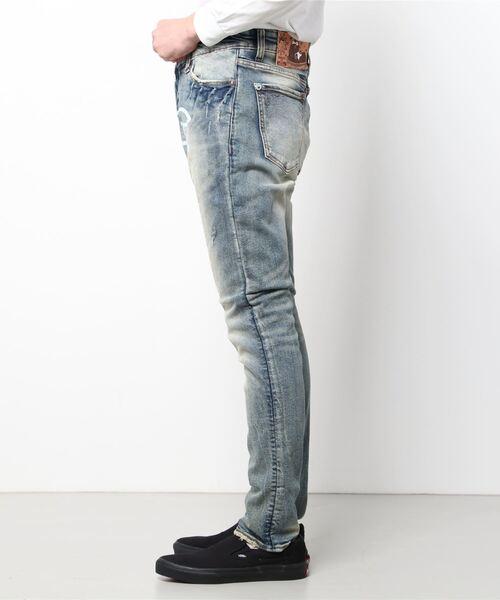 BILLIONAIRE BOYS CLUB（ビリオネア・ボーイズ・クラブ）の「RUNNING DOG JEANS（デニムパンツ・メンズ・ブルー・MEDIUM/SMALL/LARGE）」の3枚目の写真