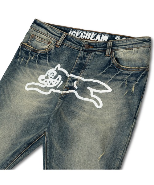 BILLIONAIRE BOYS CLUB（ビリオネア・ボーイズ・クラブ）の「RUNNING DOG JEANS（デニムパンツ・メンズ・ブルー・MEDIUM/SMALL/LARGE）」の5枚目の写真