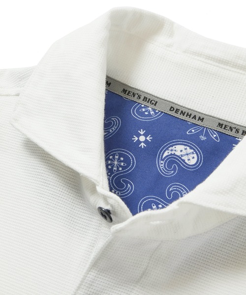 DENHAM（デンハム）の「＜DENHAM/デンハム＞別注 ポケットポロシャツ　made in japan（ポロシャツ・メンズ・ホワイト/ネイビー・01/02/03）」の10枚目の写真