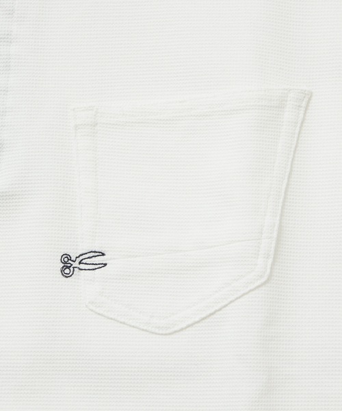 DENHAM（デンハム）の「＜DENHAM/デンハム＞別注 ポケットポロシャツ　made in japan（ポロシャツ・メンズ・ホワイト/ネイビー・01/02/03）」の4枚目の写真