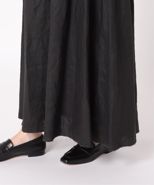 Spick & Span（スピックアンドスパン）の「リネンタックフレアースカート（スカート・レディース・チャコールグレー/ベージュ/ライトグリーン・36/38）」の16枚目の写真